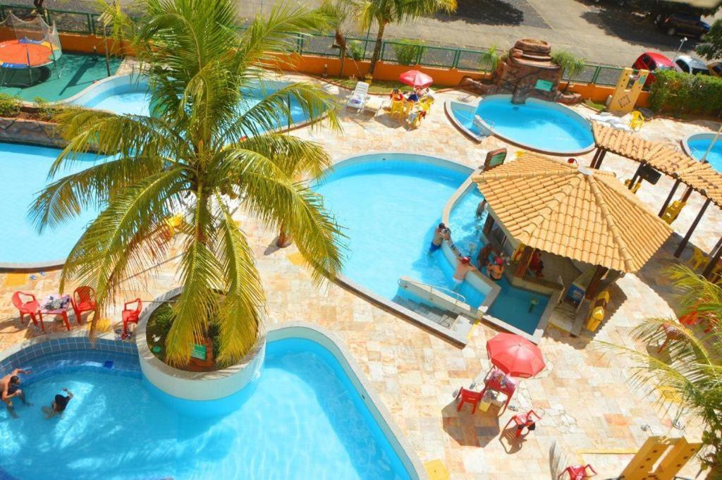 Apto Hotel Thermas Place กัลดัสโนวัส ภายนอก รูปภาพ
